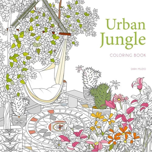 Urban Jungle Coloring Book - Paperback