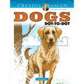 Creative Haven Dogs Dot-To-Dot Coloring Book - Paperback