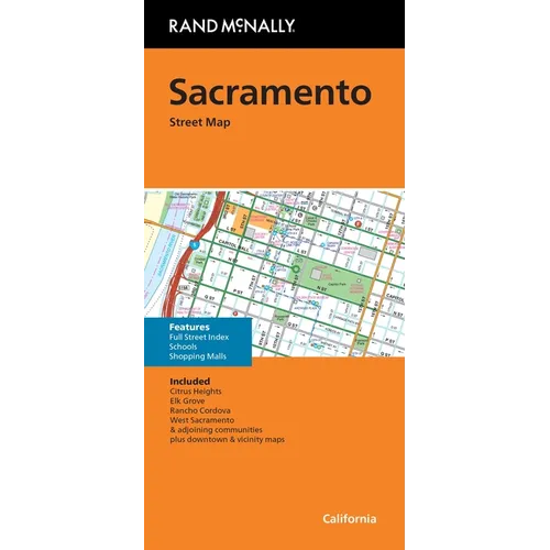 Rand McNally Folded Map: Sacramento Street Map - Mass Market Paperbound