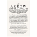 An Arrow Against All Tyrants: With an Introduction by Professor Ian Gadd - Paperback
