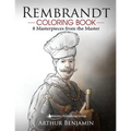 Rembrandt Coloring Book: 8 Masterpieces from the Master - Paperback