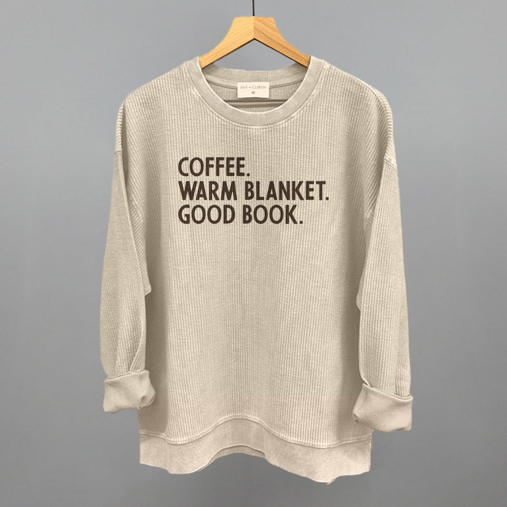 Coffee Warm Blanket Good Book