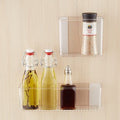 IDESIGN Adhesive Organizer Bin Clear