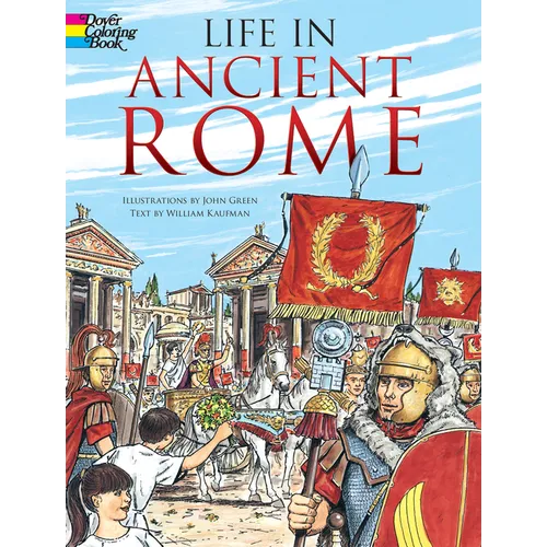 Life in Ancient Rome Coloring Book - Paperback