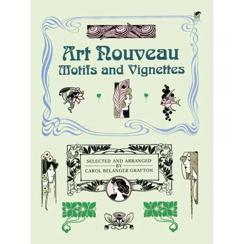 Art Nouveau Motifs and Vignettes - Paperback