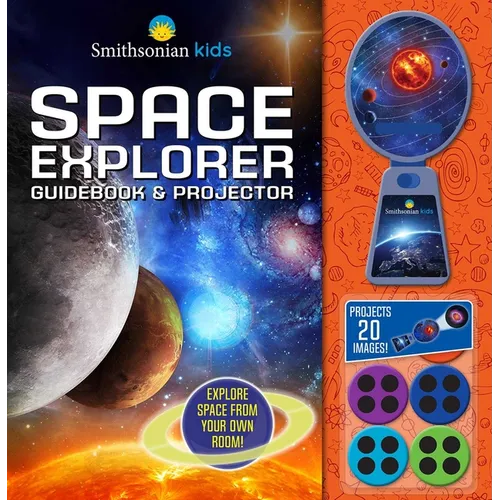 Smithsonian Kids: Space Explorer Guide Book & Projector - Hardcover