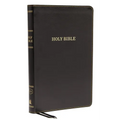 KJV, Thinline Bible, Standard Print, Imitation Leather, Black, Red Letter Edition - Imitation Leather