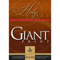Giant Print Bible-NASB-Handy-Size - Bonded Leather