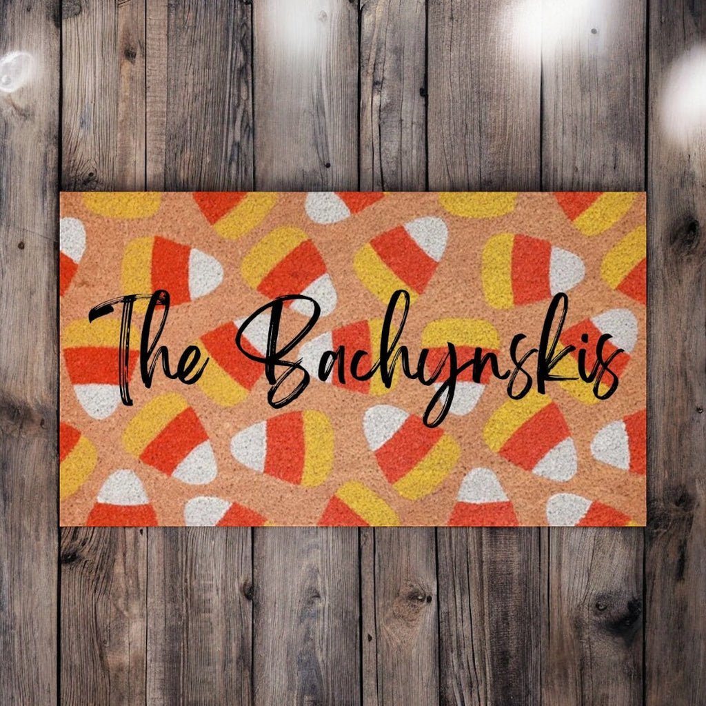 Personalized Fall Door Mat