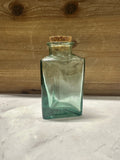 Vintage Glass Triangle Bottle