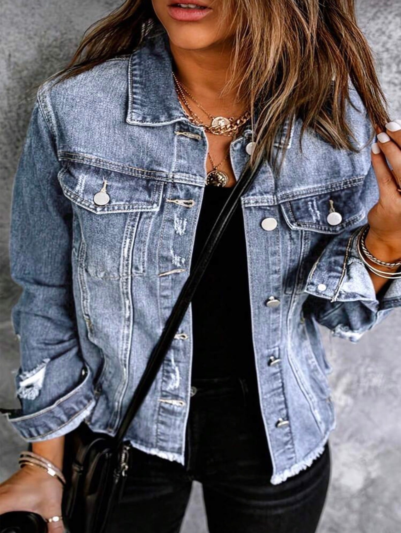 Women's Boyfriend Denim Jacket