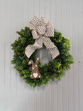 Heart Bunny Wreath