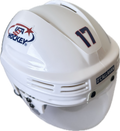 USA Hockey Miracle on Ice 1980 Jack O'Callahan Mini Hockey Helmet- White