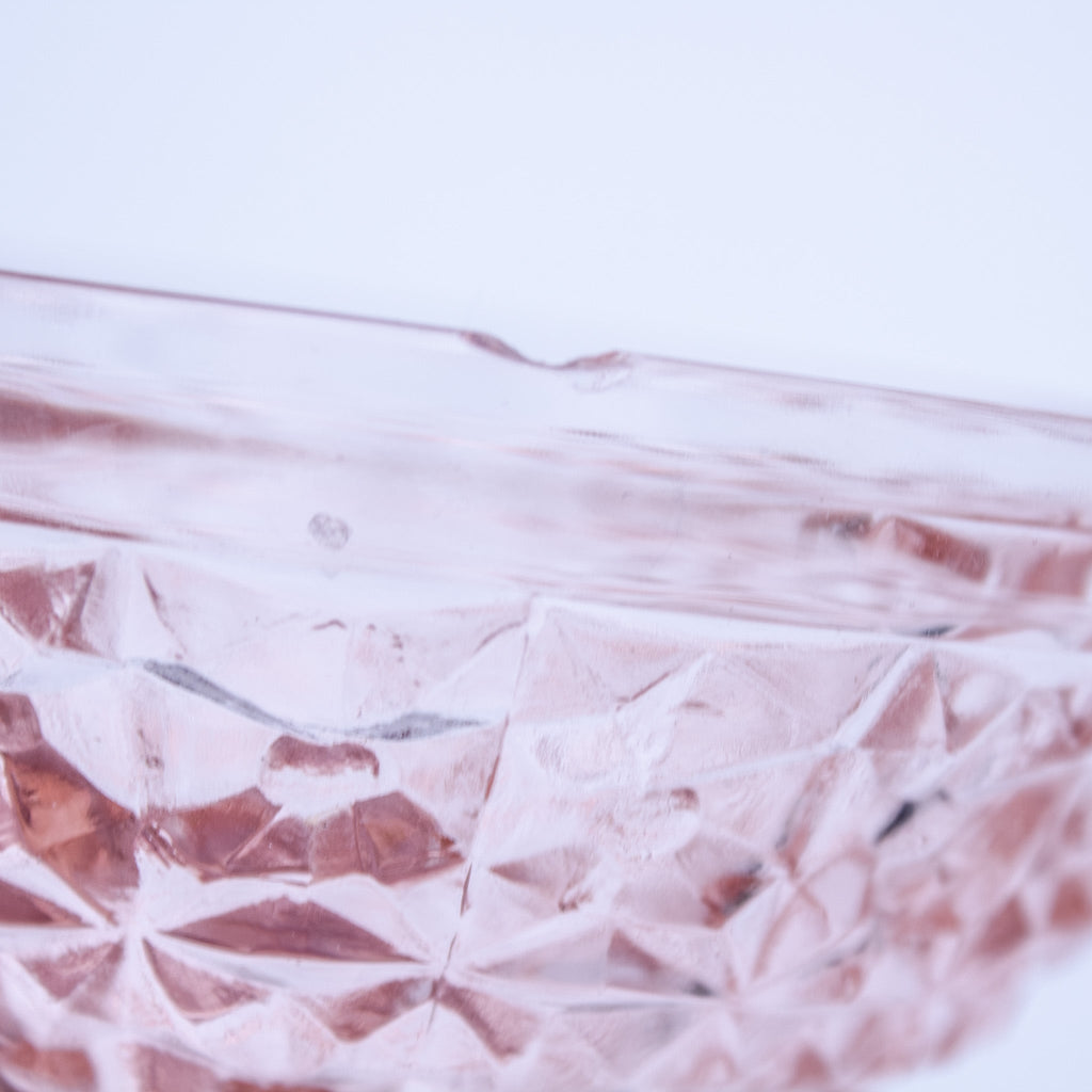 Jeannette Glass Pink Buttons and Bows Sherbet Bowl 3½"