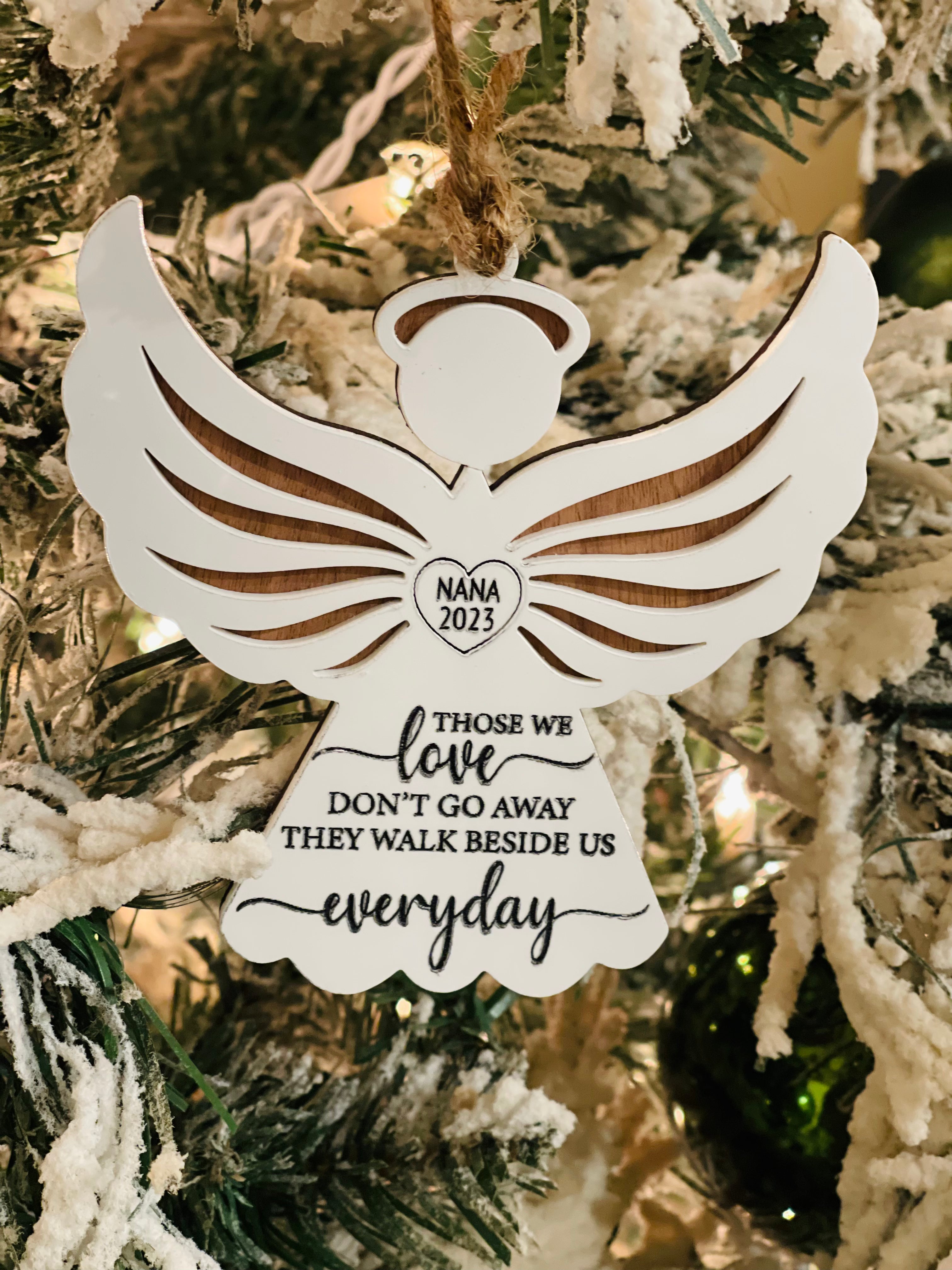 In Memory Angel Ornament
