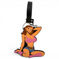 Giddy Up Cart Girl Clip-On Tag | Multi-Use Bag Tag, Travel Tag, Golf Accessory
