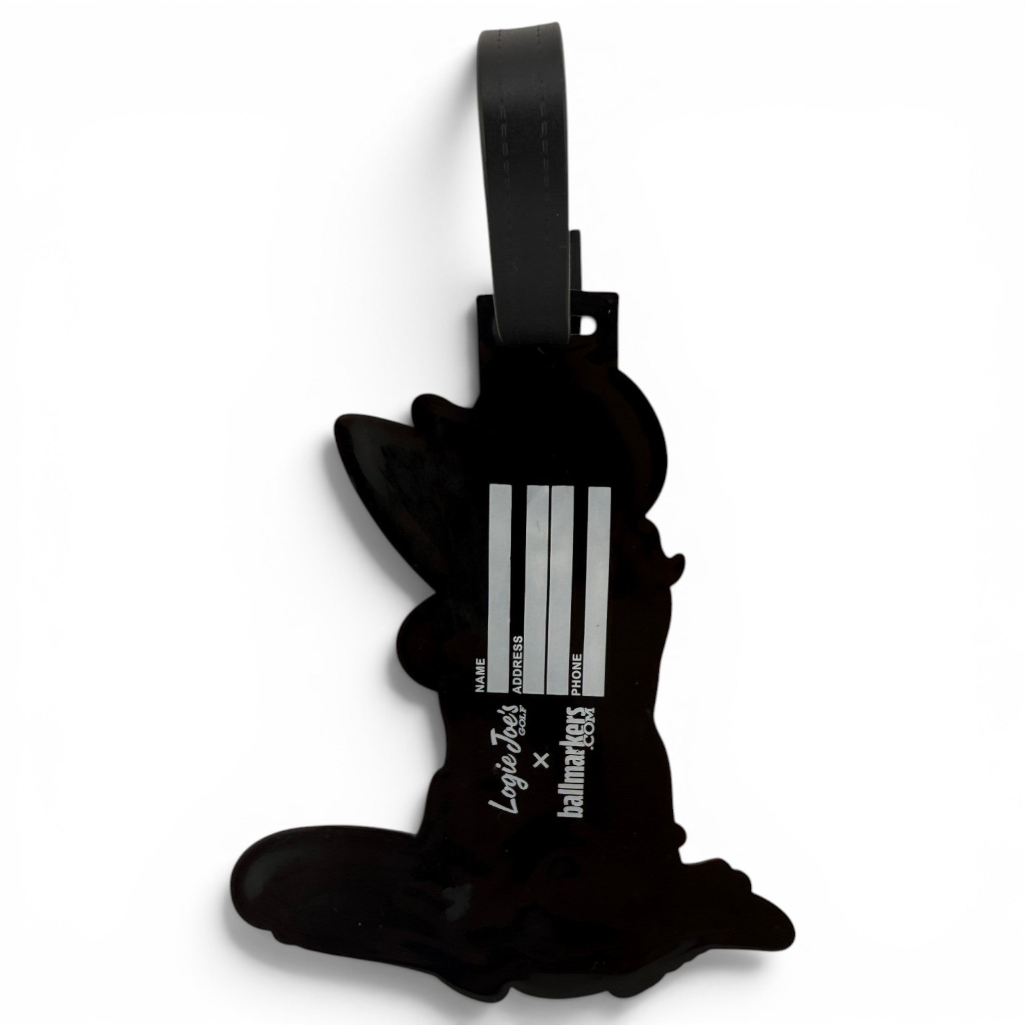 Giddy Up Cart Girl Clip-On Tag | Multi-Use Bag Tag, Travel Tag, Golf Accessory