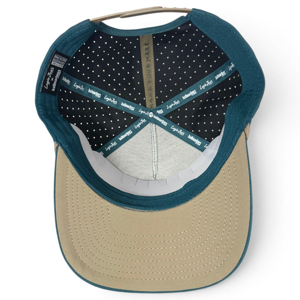 Deep Dive Golf Hat | Snapback Cap | Built-in Magnetic Ball Marker Holder + Marker Included | Adjustable Scuba Diver