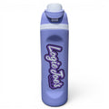 Purple Script Logie Joe's Hydration Bottle | 24oz Insulated Stainless Steel | Flip Straw Lid w/ Handle