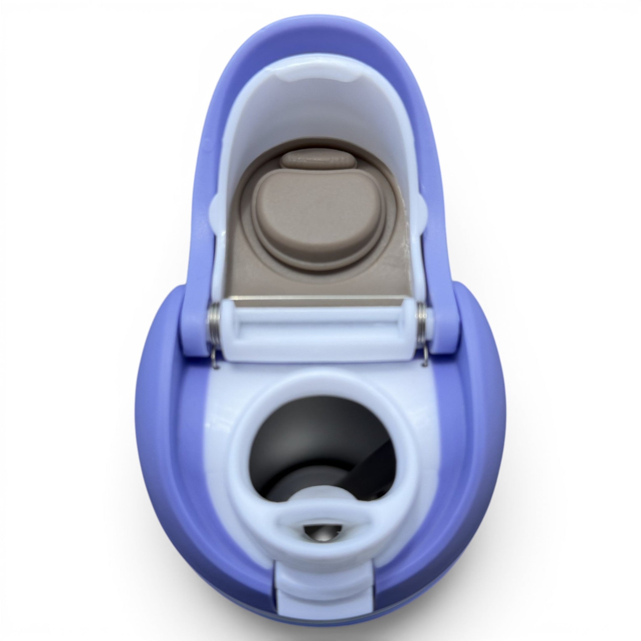 Purple Script Logie Joe's Hydration Bottle | 24oz Insulated Stainless Steel | Flip Straw Lid w/ Handle