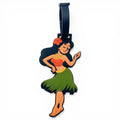 Hula Girl Clip-On Tag | Multi-Use Bag Tag, Travel Tag, Golf Accessory