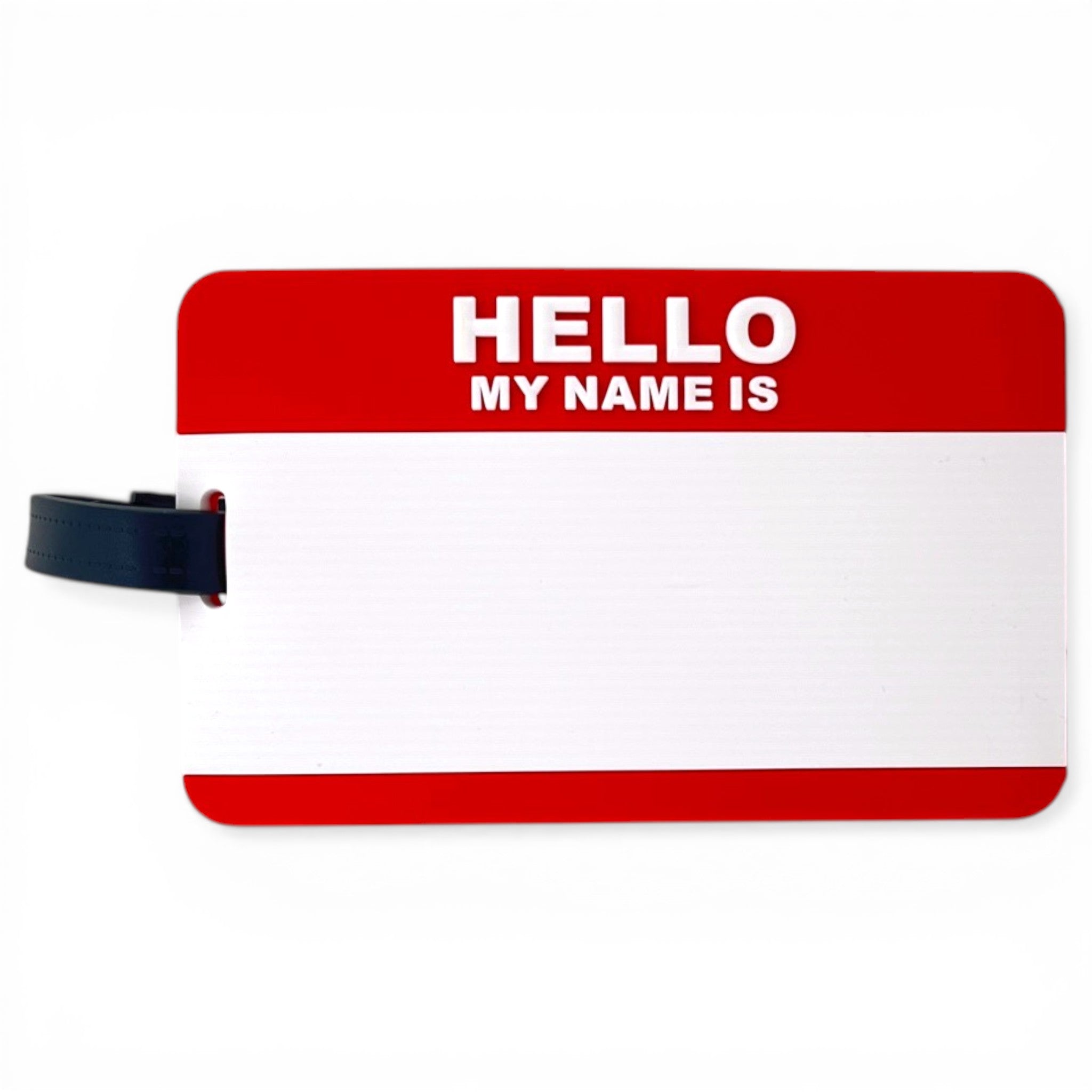 'Hello My Name Is' Clip-On Tag | Multi-Use Bag Tag, Travel Tag, Golf Accessory