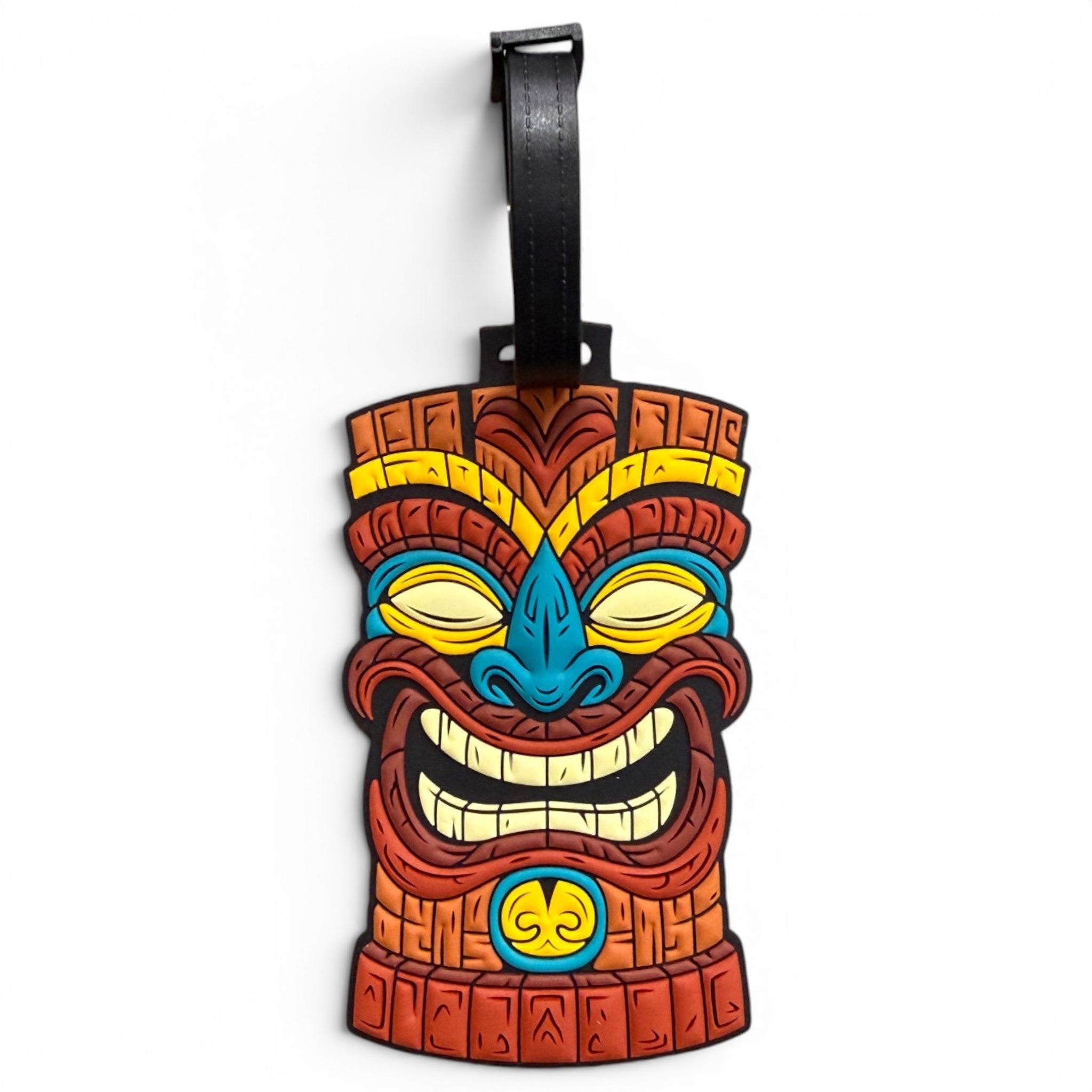 Tiki Totem Clip-On Tag | Multi-Use Bag Tag, Travel Tag, Golf Accessory