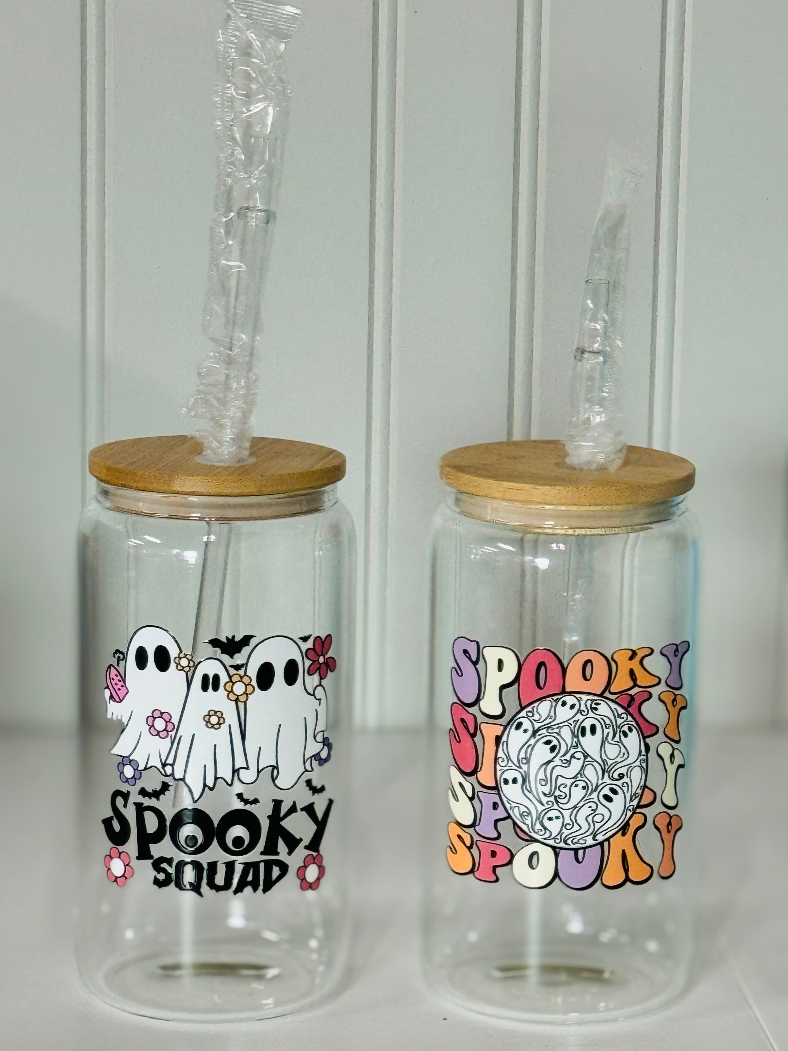 Halloween Glass Cup