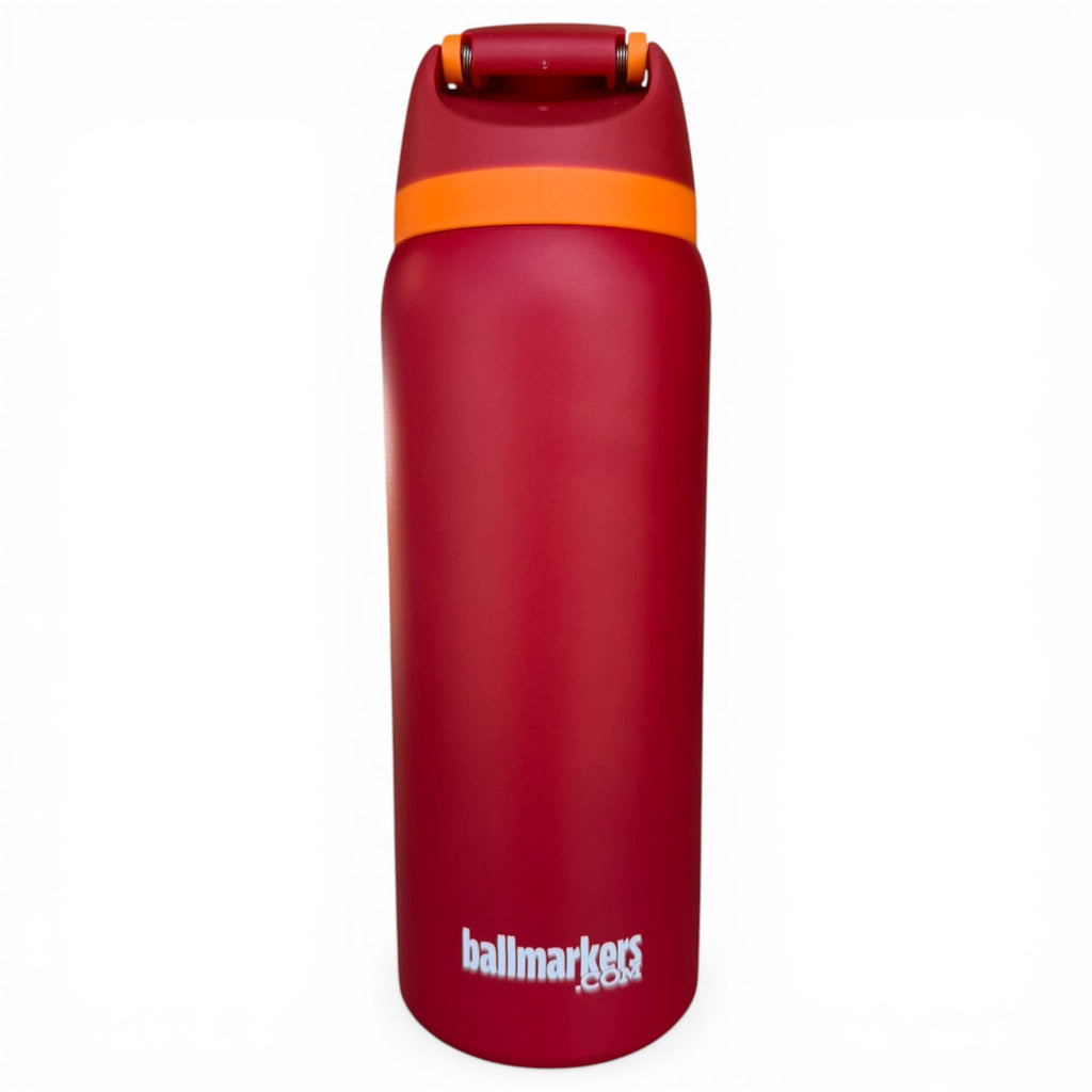 Parrot Patrol Hydration Bottle | 32oz Insulated Stainless Steel | Flip Straw Lid w/ Handle