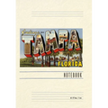 Vintage Lined Notebook Greetings from Tampa, Florida - Paperback