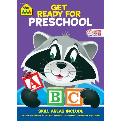 School Zone Get Ready for Preschool Workbook - Paperback