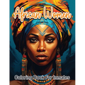 African woman coloring book for inmates - Paperback