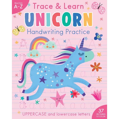 Trace & Learn Handwriting Practice: Unicorn - Paperback