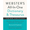 Webster's All-In-One Dictionary and Thesaurus, Third Edition - Hardcover