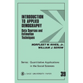 Introduction to Applied Demography: Data Sources and Estimation Techniques - Paperback