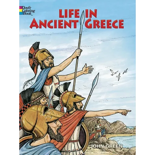 Life in Ancient Greece Coloring Book - Paperback