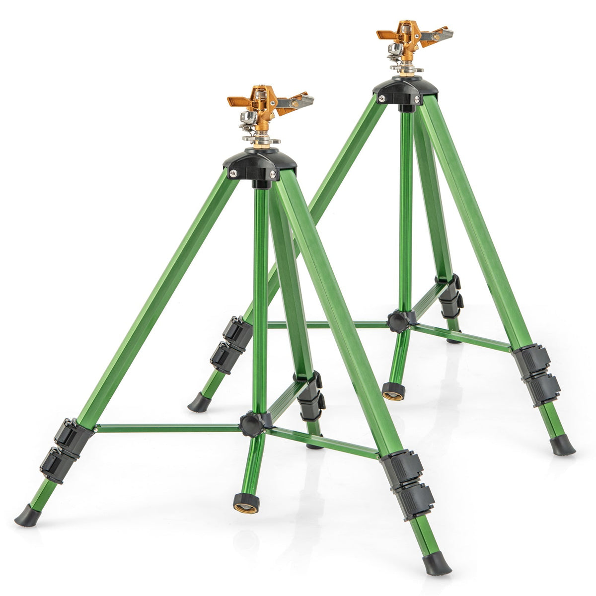 Impact Sprinkler on Tripod Base Set of 2 with 360 Degree Rotation