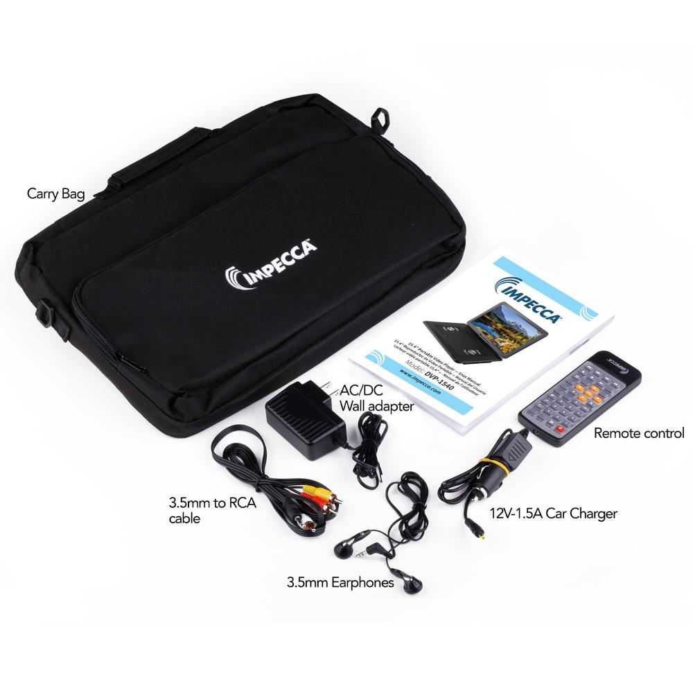 Impecca 15.4'' Portable Dvd Player