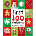 First 100 Christmas Words: A Padded Book--Perfect for Little Hands to Hold - Board Book