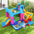 Inflatable Bounce House 8-in-1 Excavator Theme with Blower