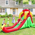 Inflatable Water Slide Bounce House with Climbing Wall and Jumper with 550W Blower