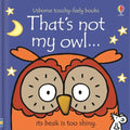 That's Not My Owl. - Board Book