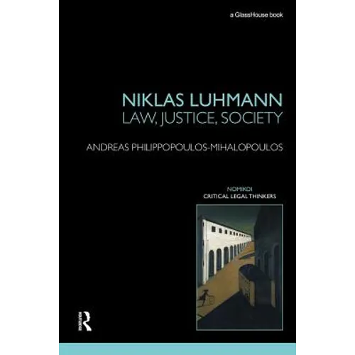 Niklas Luhmann: Law, Justice, Society - Paperback