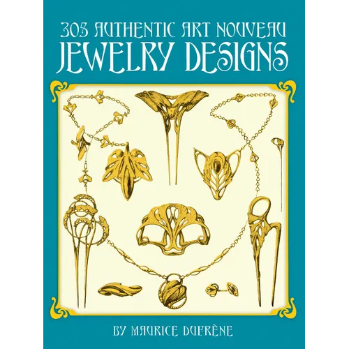305 Authentic Art Nouveau Jewelry Designs - Paperback