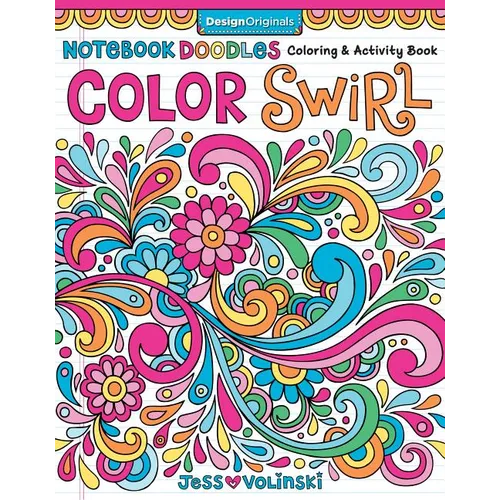 Notebook Doodles Color Swirl: Coloring & Activity Book - Paperback