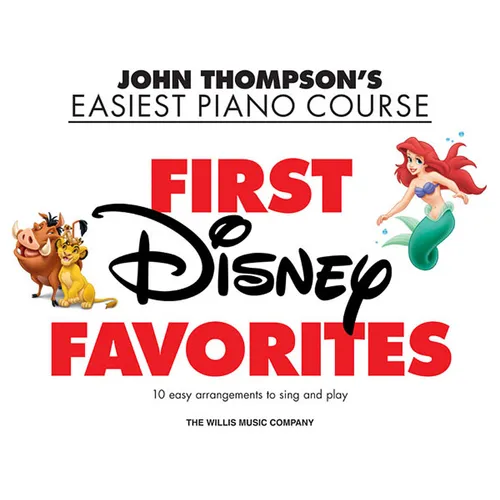 First Disney Favorites: John Thompson's Easiest Piano Course - Paperback
