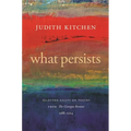 What Persists: Selected Essays on Poetry from the Georgia Review, 1988-2014 - Hardcover