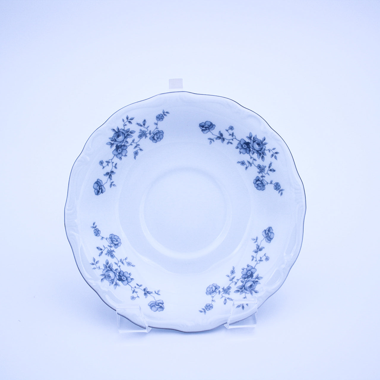 Johann Haviland Blue Garland Tea Saucers - Set of 8