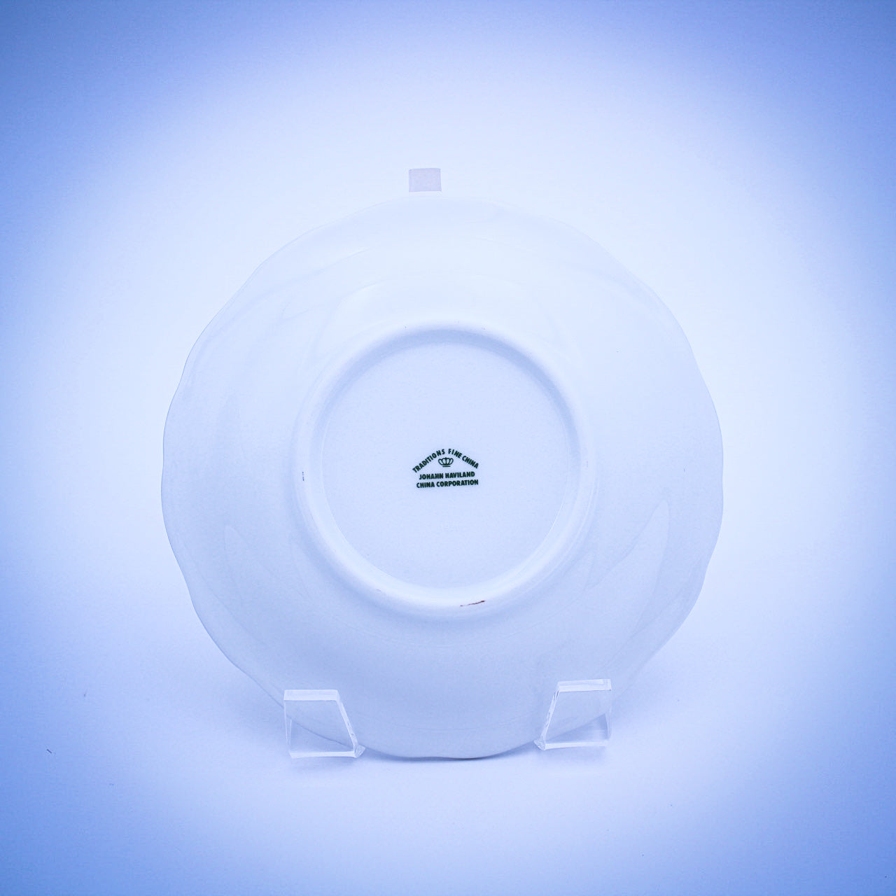 Johann Haviland Blue Garland Tea Saucers - Set of 8