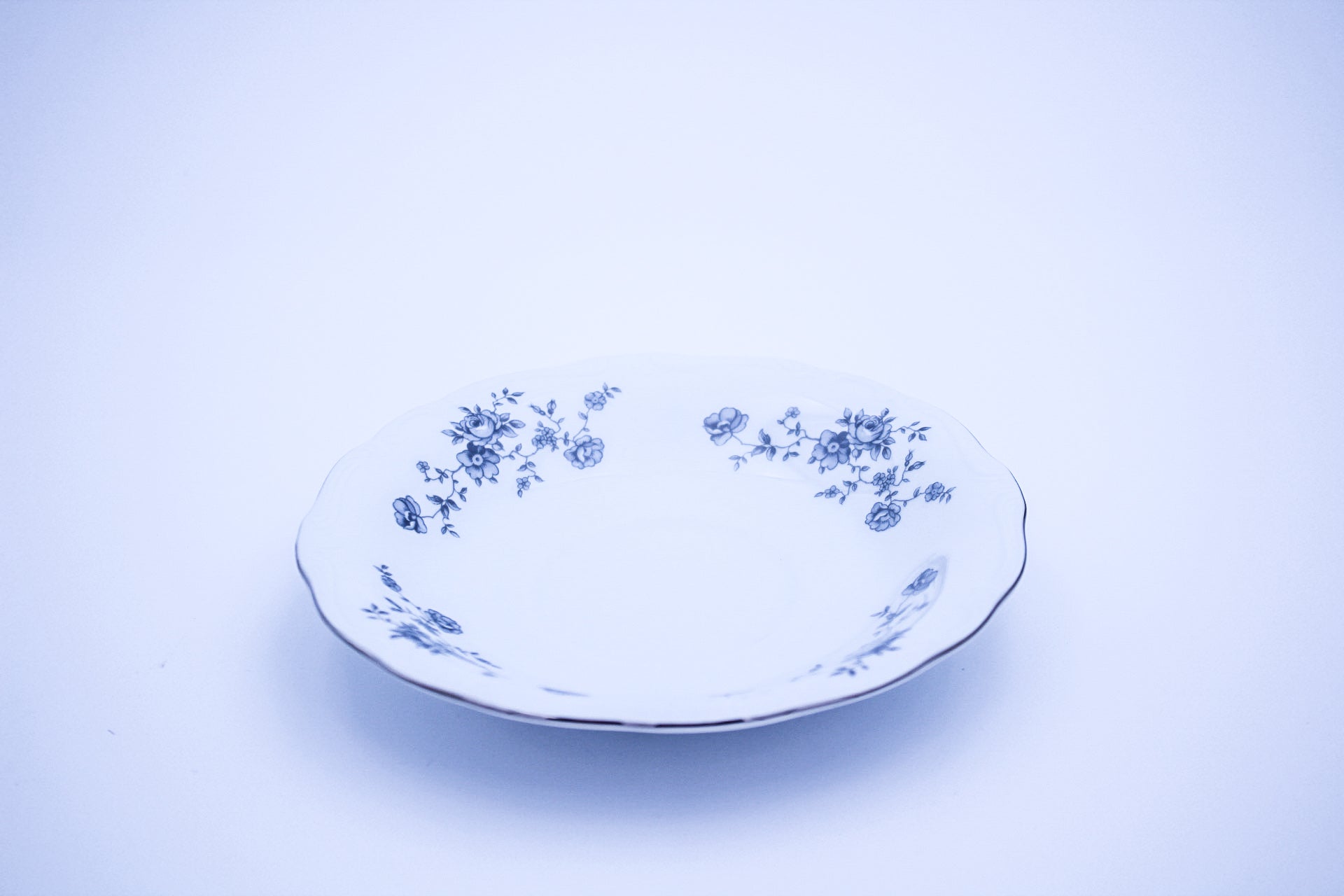 Johann Haviland Blue Garland Tea Saucers - Set of 8